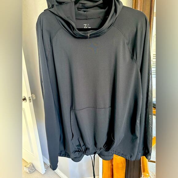 Zella Tops - Z by Zella black hoodie, size large